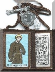 St Francis Brown Scapular