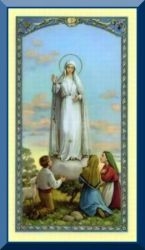 Our Lady of Fatima Holy Card