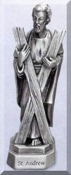 St Andrew Pewter Statue