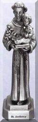 St Anthony Pewter Statue