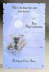 First Communion Certificates - Package of 100