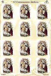 First Communion Stickers for Girls