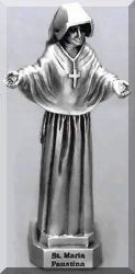 Faustina Pewter Statue