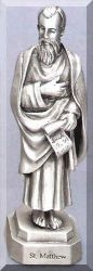St Matthew Pewter Statue