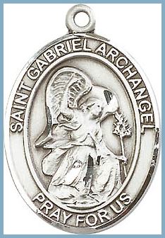 St Gabriel Medal - Saint Medals - Catholic Saints - Gabriel Archangel