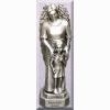 Guardian Angel with Girl Figurine - Pewter