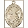 St Catherine of Bologna Medal - 14K Gold Filled - Medium