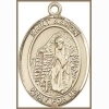 St Aaron Medal - 14K Gold Filled - Medium