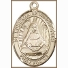 St Edburga Medal - 14K Gold Filled - Medium