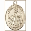 St Dymphna Medal - 14K Gold Filled - Medium
