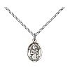 St Agatha Medal - Sterling Silver - Small