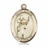 St Aidan Medal - 14K Gold Filled - Medium