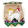 First Communion Banner Kit - Lamb of God - Green