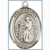 St Aaron Medal - Sterling Silver - Medium