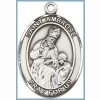 St Ambrose Medal - Sterling Silver - Medium