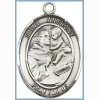 St Anthony Medal - Sterling Silver - Medium