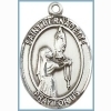 St Bernadette Medal - Sterling Silver - Medium