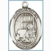 St Benjamin Medal - Sterling Silver - Medium