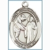 St Columbanus Medal - Sterling Silver - Medium