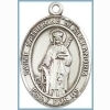 St Catherine of Alexandria Medal - Sterling Silver - Medium