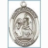 St Catherine of Siena Medal - Sterling Silver - Medium