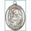 St Clare Medal - Sterling Silver - Medium