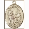 St Zita Medal - 14K Gold Filled - Medium