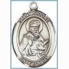 St Isidore Medal - Sterling Silver - Medium