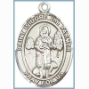 St Isidore the Farmer Medal - Sterling Silver - Medium