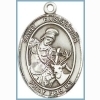St Eustachius Medal - Sterling Silver - Medium