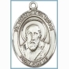 St Francis de Sales Medal - Sterling Silver - Medium