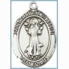 St Francis of Assisi Medal - Sterling Silver - Medium