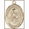 St Lidwina Medal - 14K Gold Filled - Medium