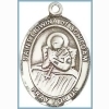 St Lidwina Medal - Sterling Silver - Medium