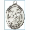 St Luke Medal - Sterling Silver - Medium