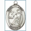 St Luke Medal - Sterling Silver - Medium