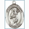 St Scholastica Medal - Sterling Silver - Medium