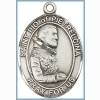 St Pio of Pietrelcina Medal - Sterling Silver - Medium