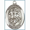 St George Medal - Sterling Silver - Medium