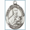 St Gemma Medal - Sterling Silver - Medium