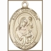 St Gertrude Medal - 14K Gold Filled - Medium