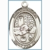 St Rosalia Medal - Sterling Silver - Medium