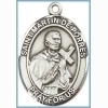 St Martin de Porres Medal - Sterling Silver - Medium