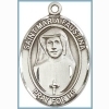 St Maria Faustina Medal - Sterling Silver - Medium