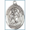 St John the Baptist Medal - Sterling Silver - Medium