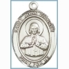 St John Vianney Medal - Sterling Silver - Medium