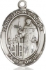 St Jacob of Nisibis Medal - Sterling Silver - Medium