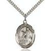 St Jacob of Nisbis Medal - Sterling Silver - Medium