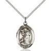 St Rocco Medal - Sterling Silver - Medium