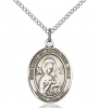 Our Lady of Perpetual Help Medal - Sterling Silver - Medium
